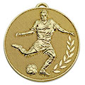 Gold  Champion Football Medal 60mm