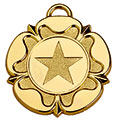 Gold Tudor Rose Seal 50mm