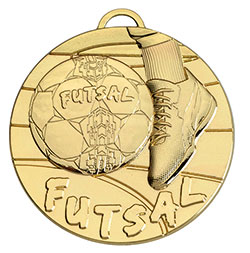 Gold Target Futsal Medal 50mm