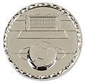 Silver Aspect Football Medal  60mm