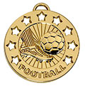 Gold Spectrum Football Medal 40mm