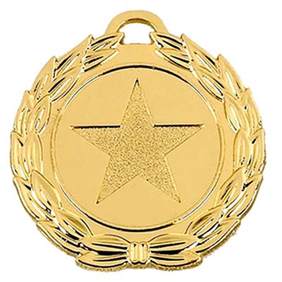 Gold MegaStar Medal 50mm