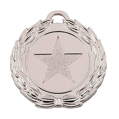 Silver MegaStar Medal 50mm