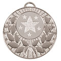 Silver Target Laurel Wreath Medal 50mm