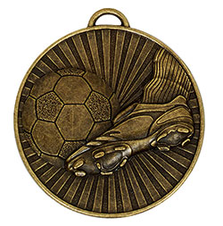 Bronze Helix Football Boot & Ball  60mm