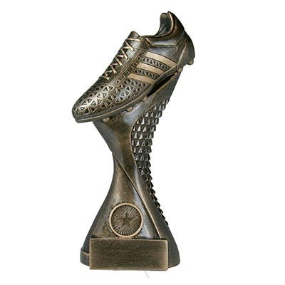 Antique Gold Football Boot 175mm