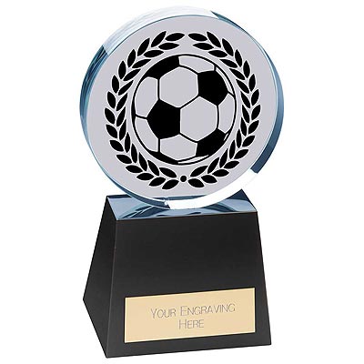 Emperor Football Crystal Award 155mm