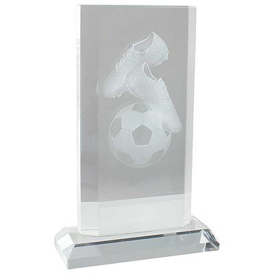 Motivation Boot & Ball Crystal Award 165mm