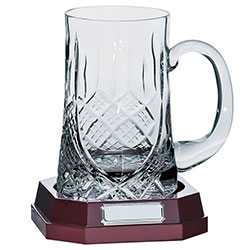 Lindisfarne St Bernica Crystal Tankard 170mm