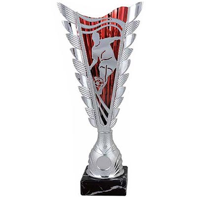 Fuego Red & Silver Football Cup 32cm