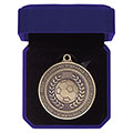 Olympia Football Medal Box Antique Gold 60mm