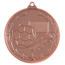 Starboot Economy Football Medal Bronze 50mm