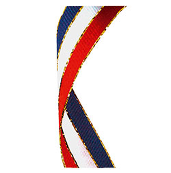 Red White Blue Glitter Glitter Ribbon Red White & Blue  81cm