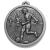 Silver striker football medal 38mm - view 1