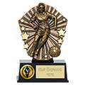 Black Antique Gold Cosmos Mini Female Football 125mm