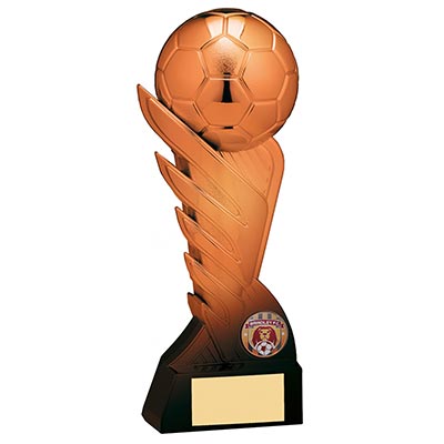 Pegasus Fire Ball Trophy Metallic Copper 215mm