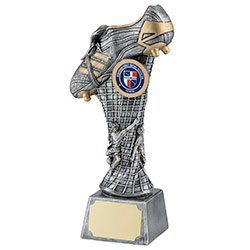 Silver Gold Football Boot Award 215mm