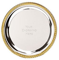 Silver  Vortex Salver 10cm