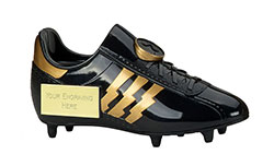 Tower Football Boot Black Gold 19cm