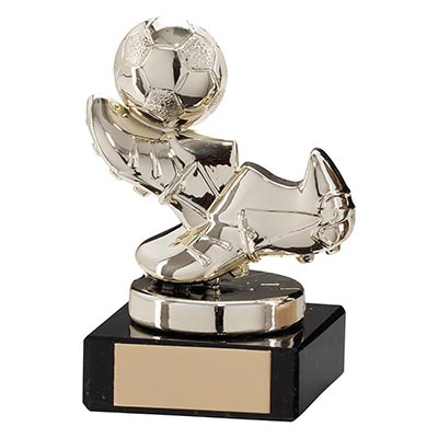 Agility Boot & Ball Football Trophy Gold 95mm