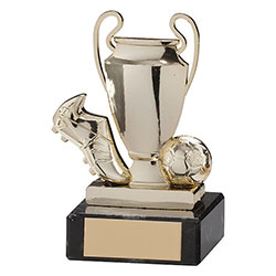 Champions Cup Football Trophy Gold 100mm