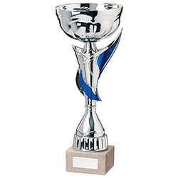 Empire Cup Silver & Blue 390mm