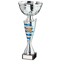 Commander Cup Silver & Blue 240mm