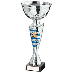 Commander Cup Silver & Blue 265mm