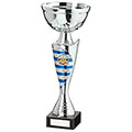 Commander Cup Silver & Blue 290mm