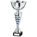 Commander Cup Silver & Blue 300mm