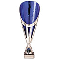 Rising Stars Deluxe Plastic Lazer Cup Silver & Blue 295mm