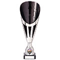 Rising Stars Deluxe Plastic Lazer Cup Silver & Black 305mm