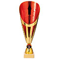 Rising Stars Deluxe Plastic Lazer Cup Gold & Red 295mm