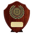 Rosewood Gold Pure4 Laurel Shield  10cm