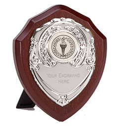 Rosewood Silver Triumph5 Silver Shield  125mm