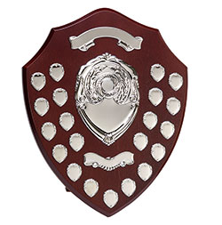 Rosewood Silver Triumph16 Silver Annual Shield 405mm