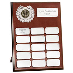 Silver Westminster Budget Record Plaque 23cm