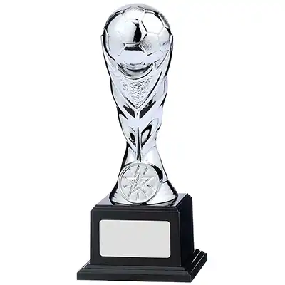 18.5cm Ball Trophy Silver