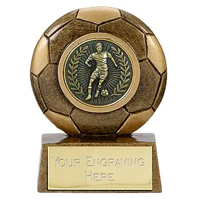 Antique Gold Mini Football  65mm