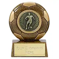 Antique Gold Mini Football  65mm