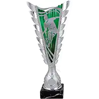 Fuego Green & Silver Football Cup 35cm