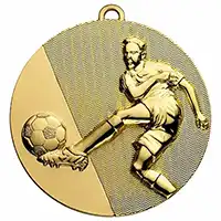 Gold Striker and Ball Medal 50mm