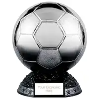 Elite Silver to Black Football 145mm