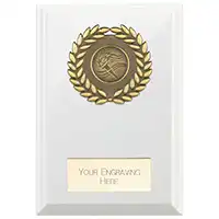 Reward Wreath White Plaque 150mm