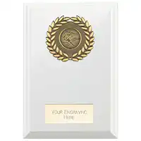 Reward Wreath White Plaque 175mm