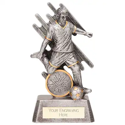 Focus Male Footballer Silver 130mm