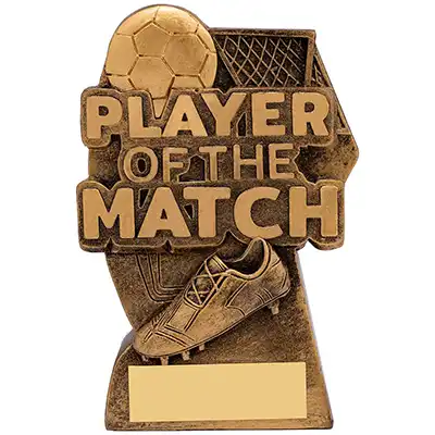 Player of the Match Gold 12cm