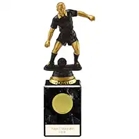 Cyclone Male Footballer Black & Gold 210mm